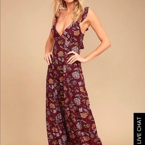 Flowery maxi dress